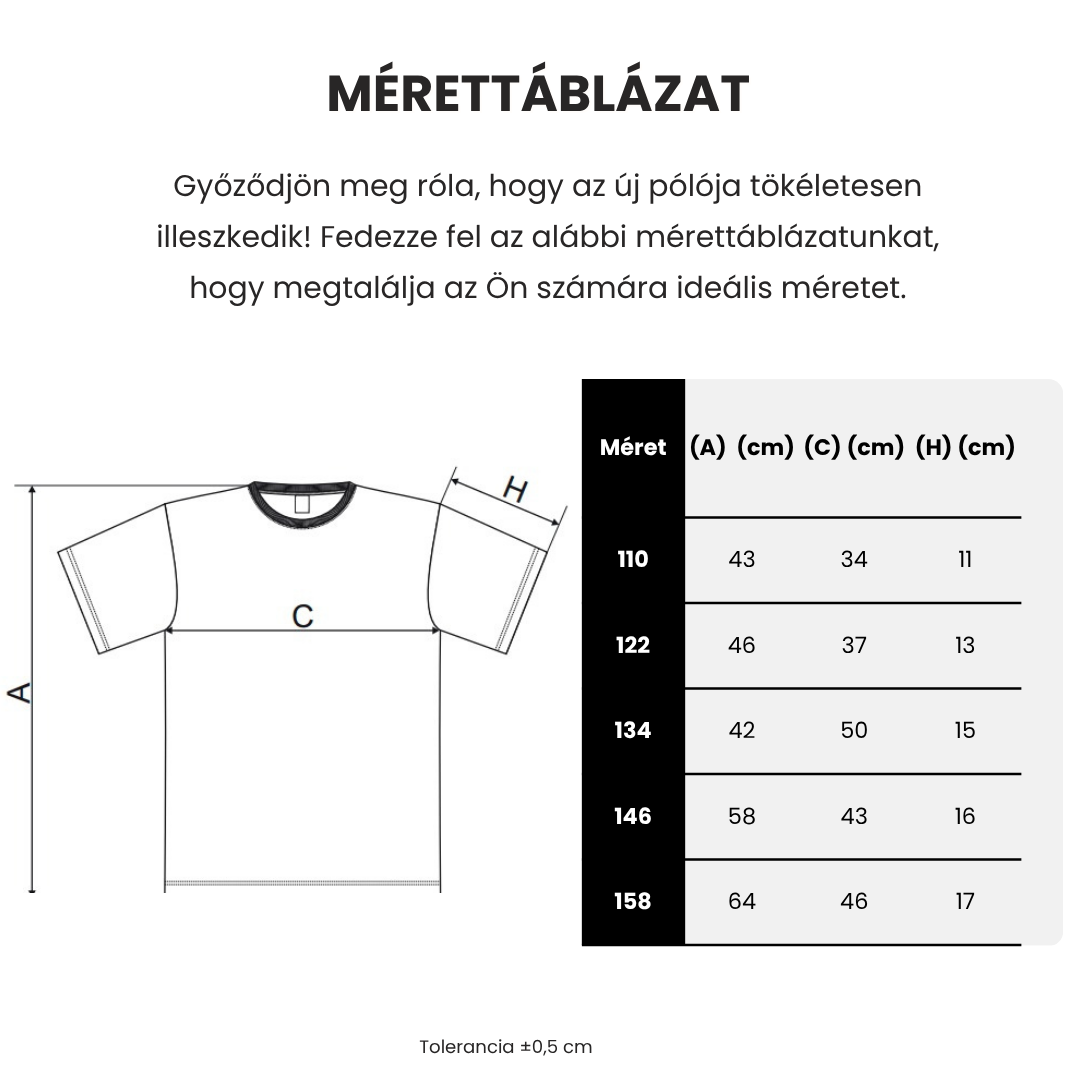 Mérettáblázat illusztráció